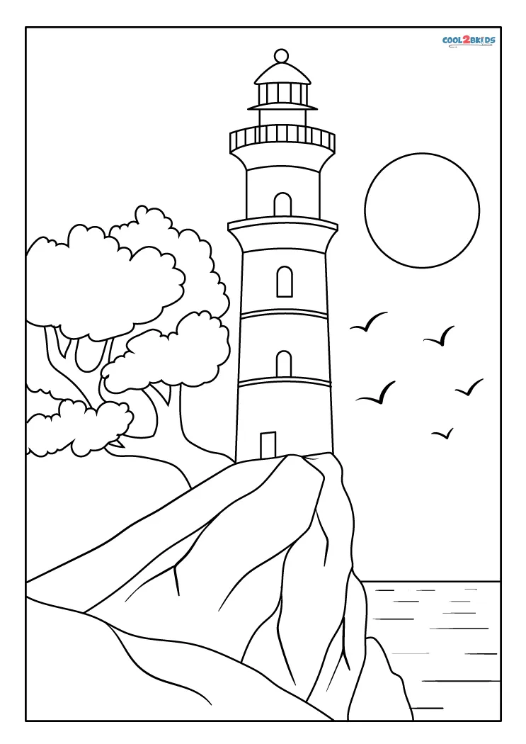 Free Printable Buildings Coloring Pages for Kids - Cool2bKids