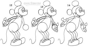 How To Draw Mickey Mouse Step 4
