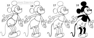 How To Draw Mickey Mouse (Step by Step Pictures)