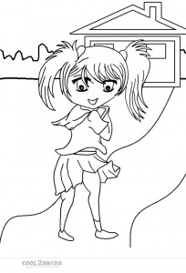 Pictures of Chibi Coloring Pages