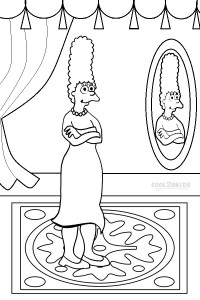 Printable Simpsons Coloring Pages