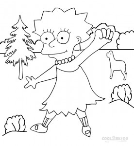 Simpsons Coloring Page