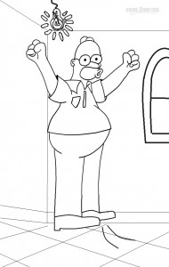 Simpsons Coloring Pages For Kids