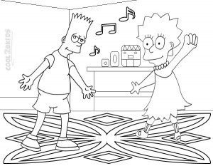 Simpsons Coloring Pages Free Printable