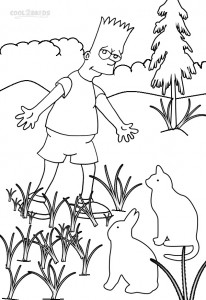 Simpsons Coloring Pages Pictures