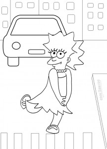 Simpsons Coloring Pages Printable