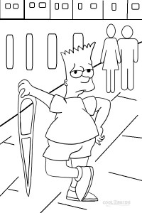 Simpsons Coloring Pages To Print