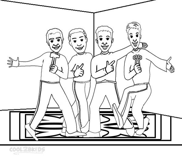 Wiggles Coloring Pages Printable