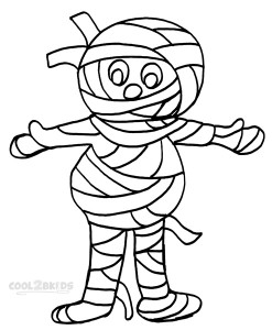 Coloring Pages of Mummy Pictures