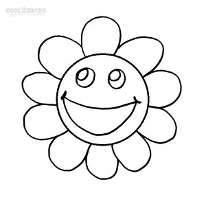 coloring pages of childrens faces