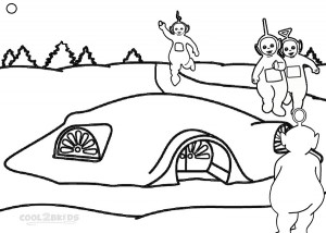 Coloring Pages of Teletubbies Pictures