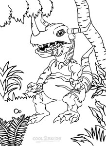 Digimon Coloring Page