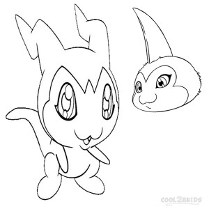 Digimon Coloring Pages For Kids