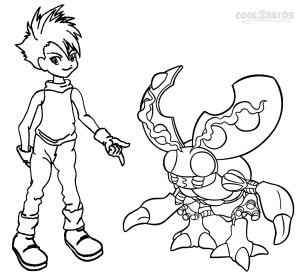 Digimon Coloring Pages To Print