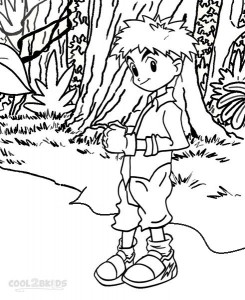 Free Digimon Coloring Pages