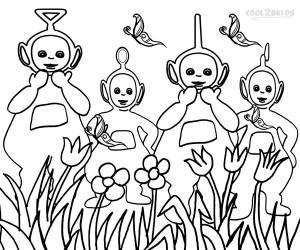 Free Teletubbies Coloring Pages Images