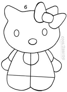 How To Draw Hello Kitty Step 6