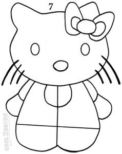 How To Draw Hello Kitty (Step by Step Pictures) | Cool2bKids