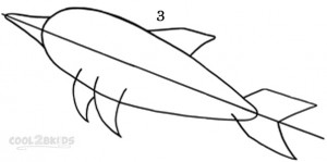 How To Draw a Dolphin Step 3