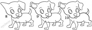 How To Draw a Puppy Step 4