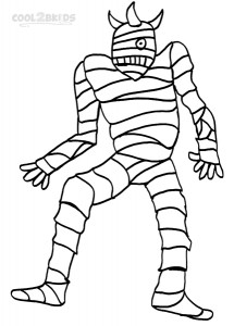 Photos Mummy Coloring Pages Printable