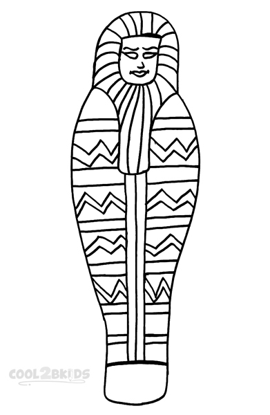 Picture of Mummy Coloring Pages To Print