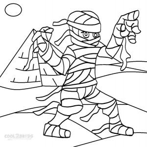 Photo of Printable Mummy Coloring Pages