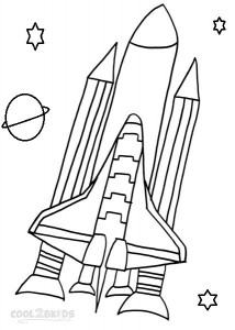 Picture of Spaceship Coloring Pages