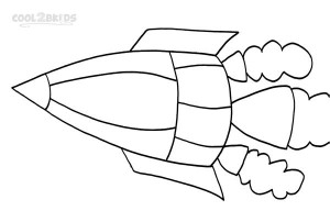 Spaceship Coloring Pages For Kids Photo