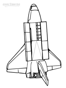 Pictures of Spaceship Coloring Pages Free