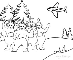 Teletubbies Coloring Pages For Kids Image