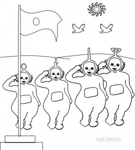 Pictures of Teletubbies Coloring Pages Pictures