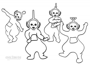 Images of Teletubbies Coloring Pages Printable