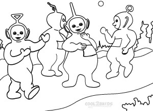 Photos of Teletubbies Coloring Pages To Print