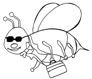 Pictures of Bumble Bee Coloring Pages