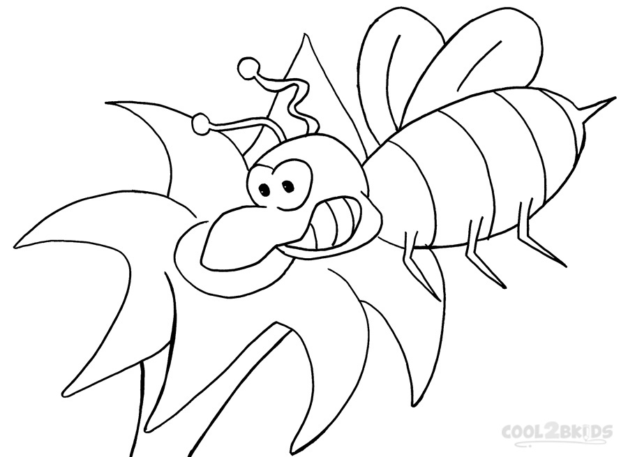 Download Printable Bumble Bee Coloring Pages For Kids