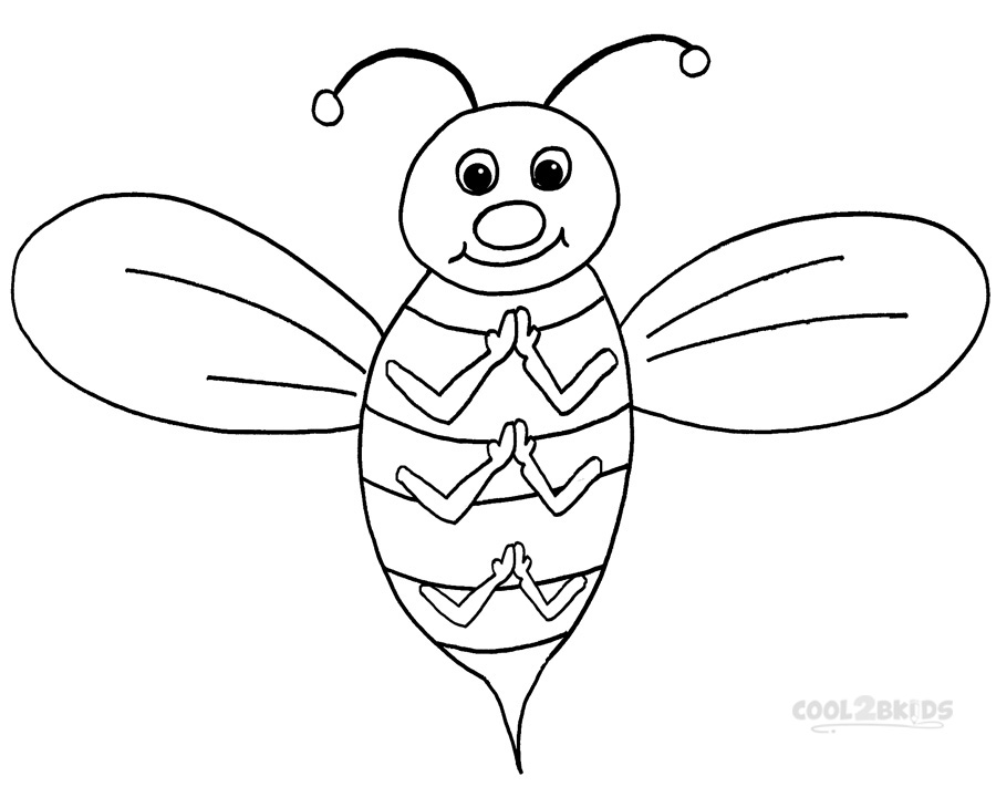 Download Printable Bumble Bee Coloring Pages For Kids