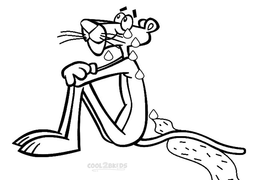 Pink Panther Coloring Pages 7