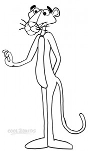 Free Pink Panther Coloring Pages