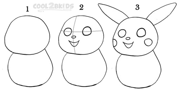 Featured image of post Draw Pikachu Step By Step - We have to start the drawing session on how to draw pikachu step by step by sketching an ovals shape head for pikachu.