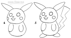 How To Draw Pikachu Step 2