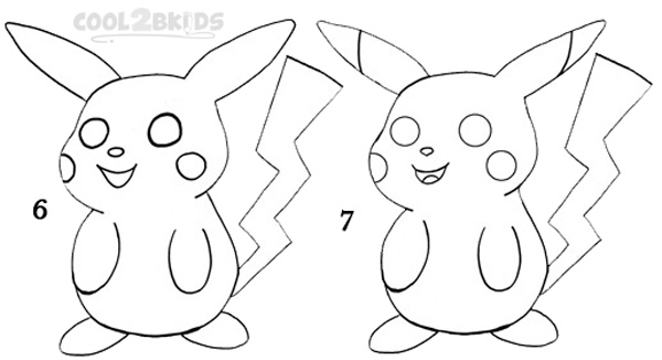How To Draw Pikachu (Step by Step Pictures)