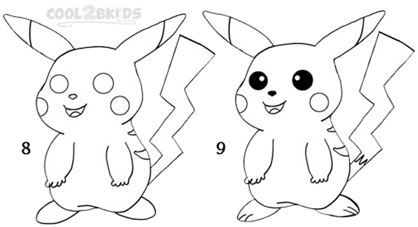How To Draw Pikachu (Step by Step Pictures)