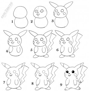 How To Draw Pikachu (Step by Step Pictures)