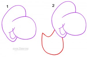 How To Draw Yoshi Step 1