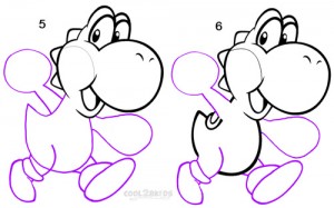 How To Draw Yoshi Step 3