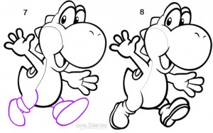 How To Draw Yoshi Step 4