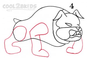 How To Draw a Cartoon Dog Step 4