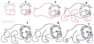 How To Draw a Cartoon Dog Step by Step