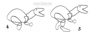 How To Draw a Dinosaur Step 2